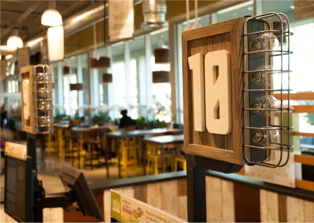 Lights at Grocery Store checkout counter
