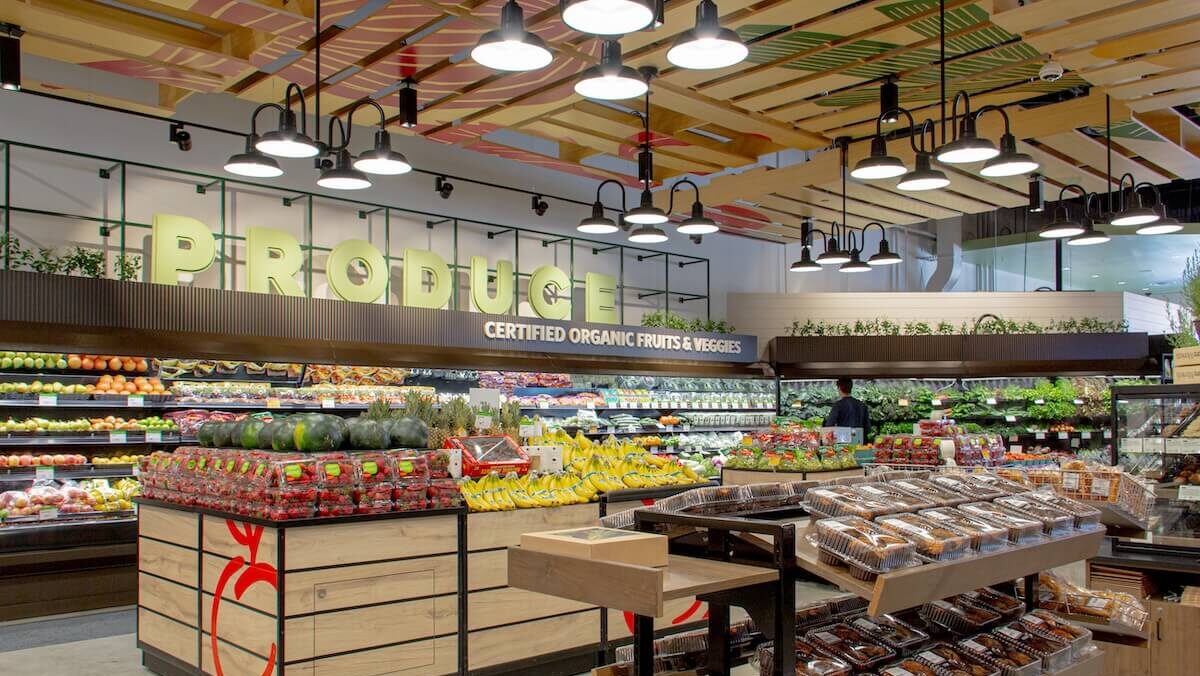 Produce department as part of a Grocery remodel