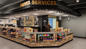 truck stop driver services desk