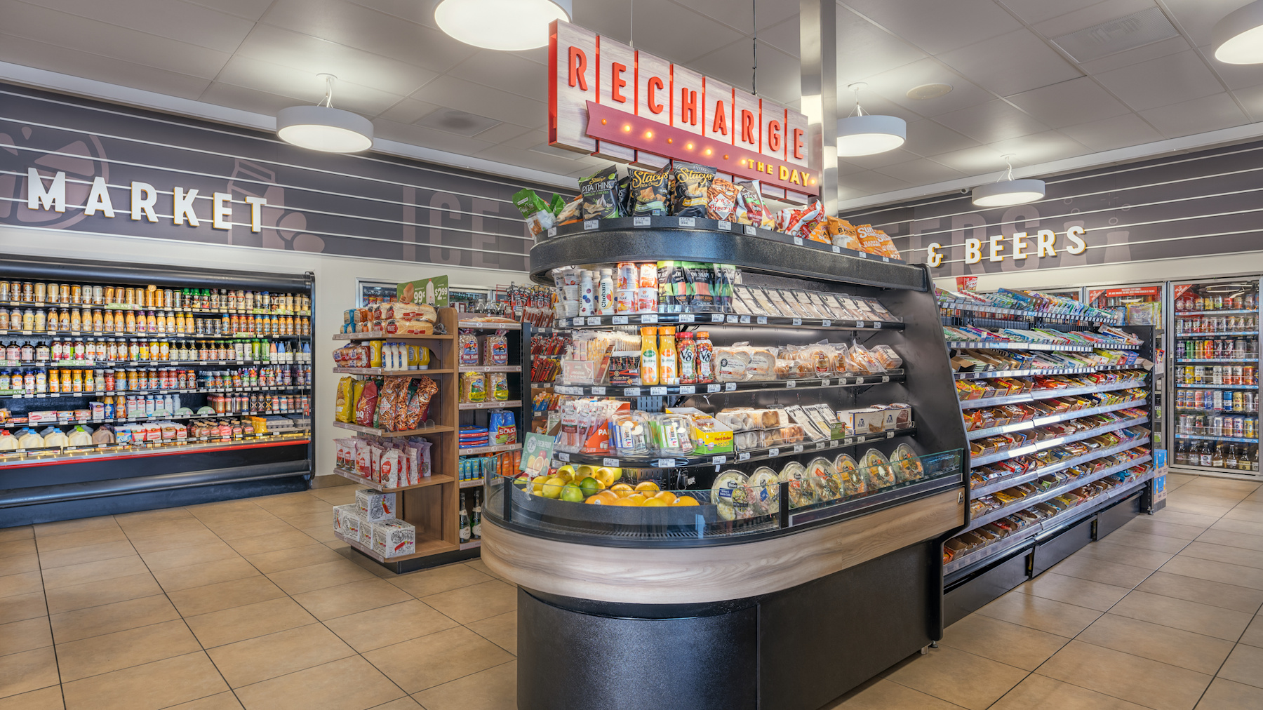 ExtraMile: Programmatic décor for convenience stores