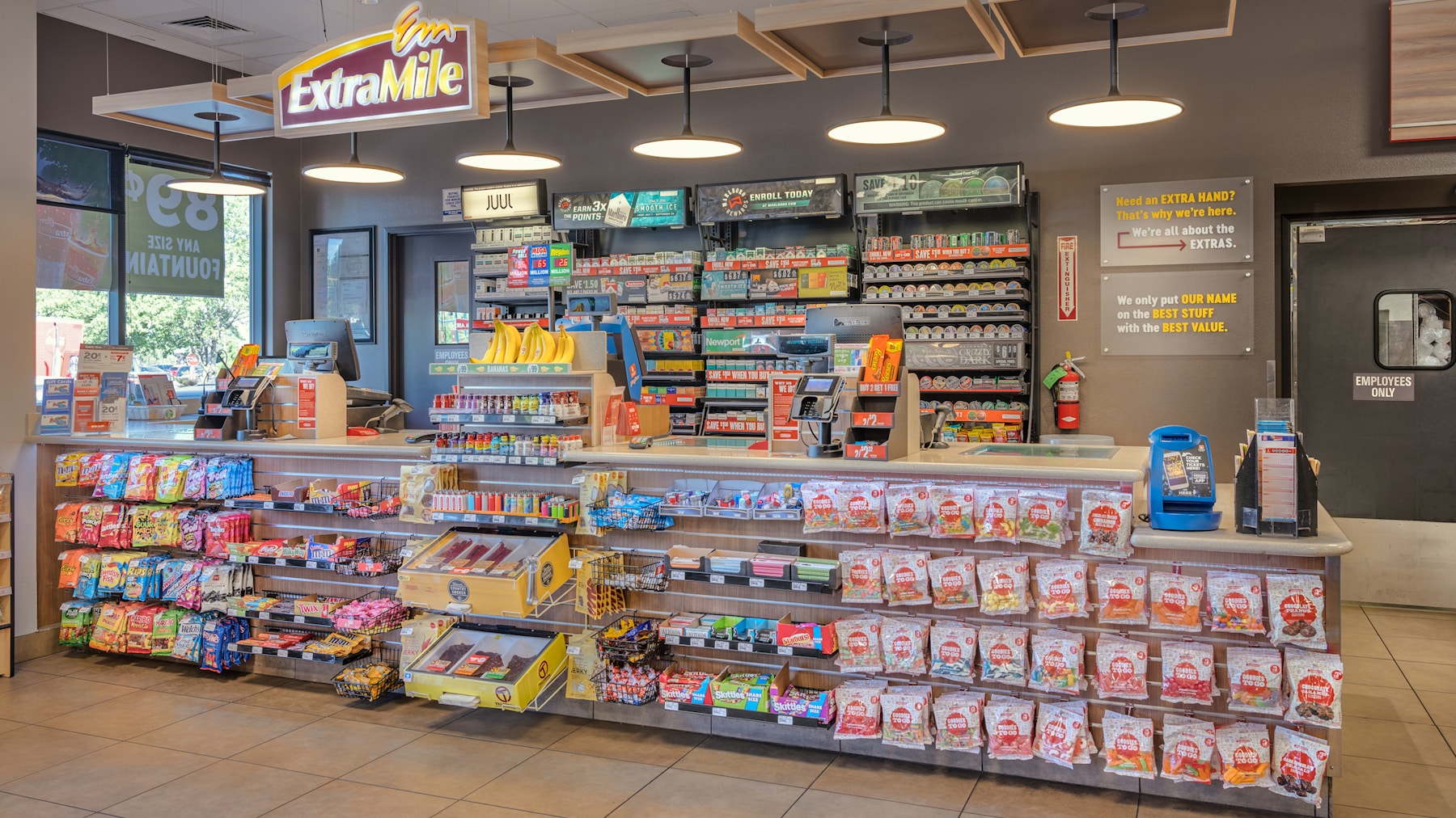 ExtraMile convenience store redesign