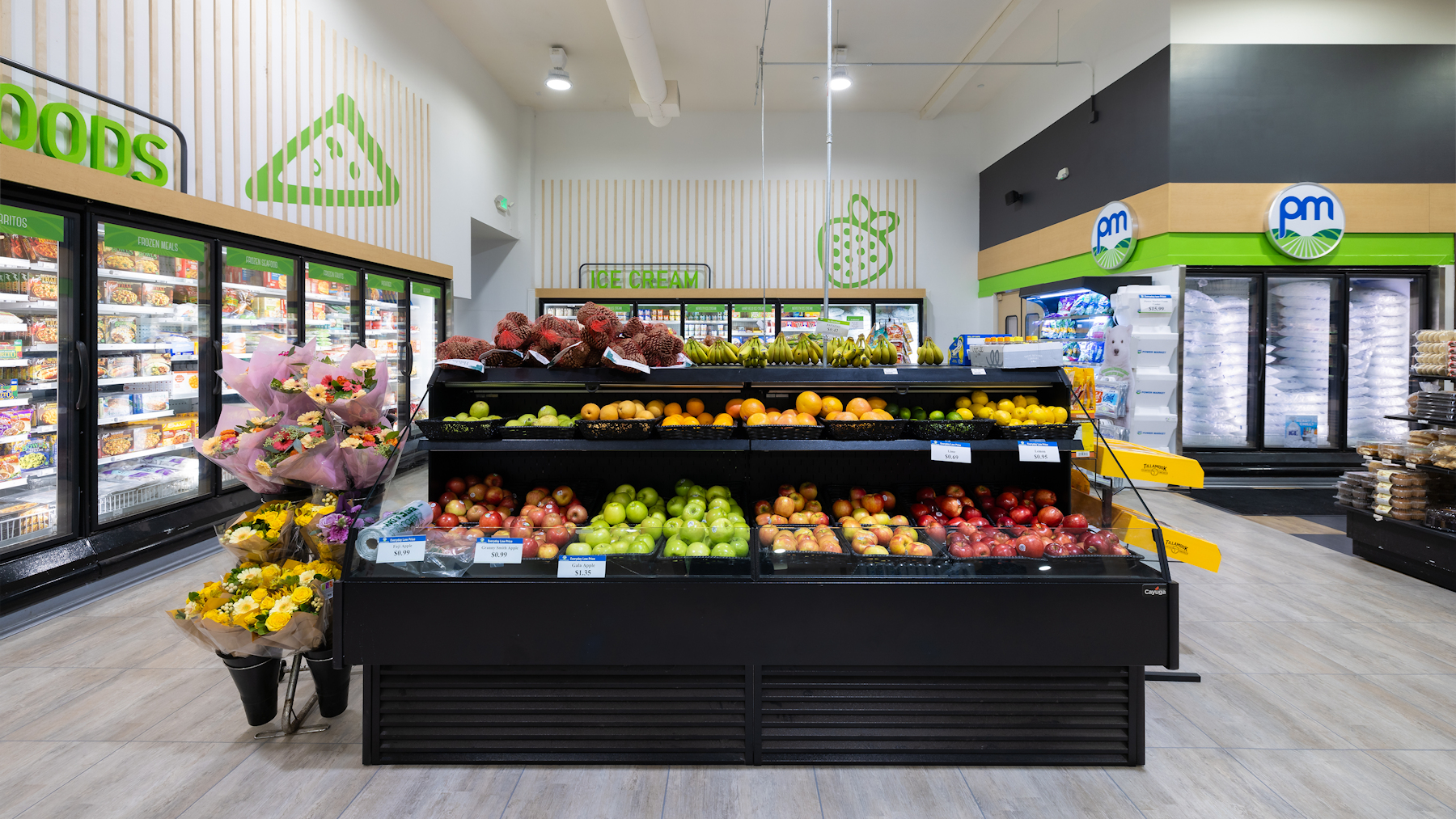 Fresh foods featured at the redesigned convenience store, Power Market
