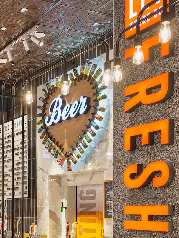 Retail interior design services for commercial stores